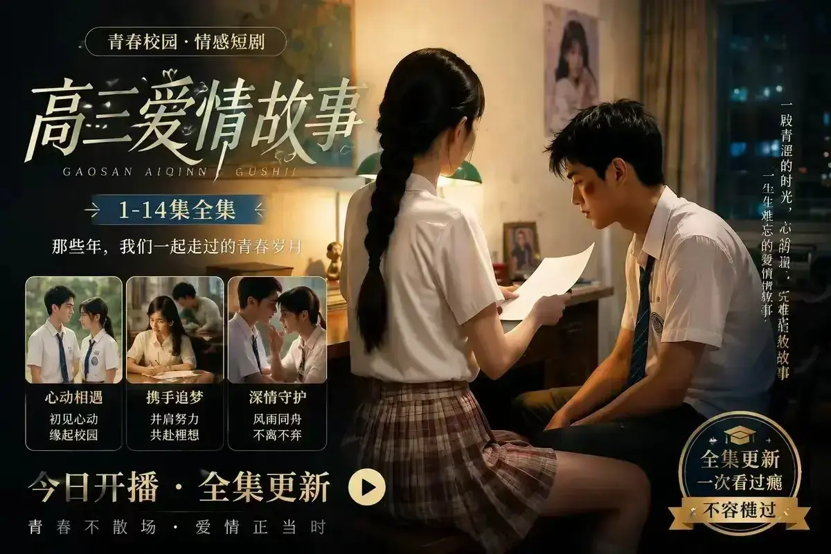 AI校园短剧《B中爱情故事》未删减完整版高清在线观看 - 4KHDR画质资源下载 - 误会篇全集每集都戳心