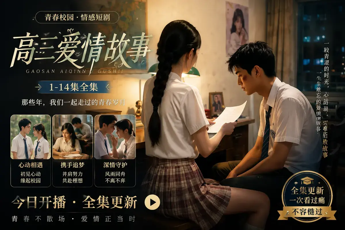 《高三爱情故事》高清完整版资源下载-林澈苏晚晴校园恋曲无删减在线观看-高三爱情故事全集流畅播放