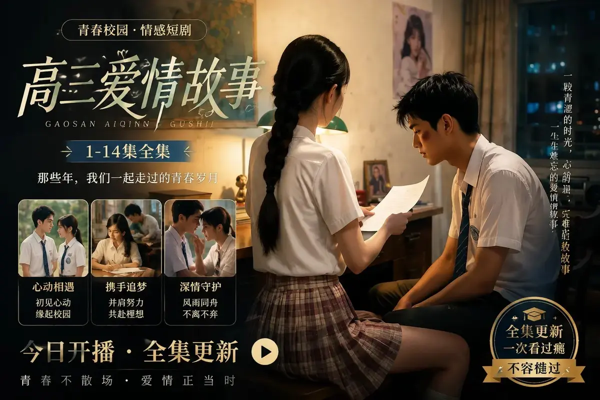 《高三爱情故事》黄果魔改AI短剧系列高清全集在线观看-蓝光修复中字版-百度阿里云盘资源直链-全程高能零卡顿免费看