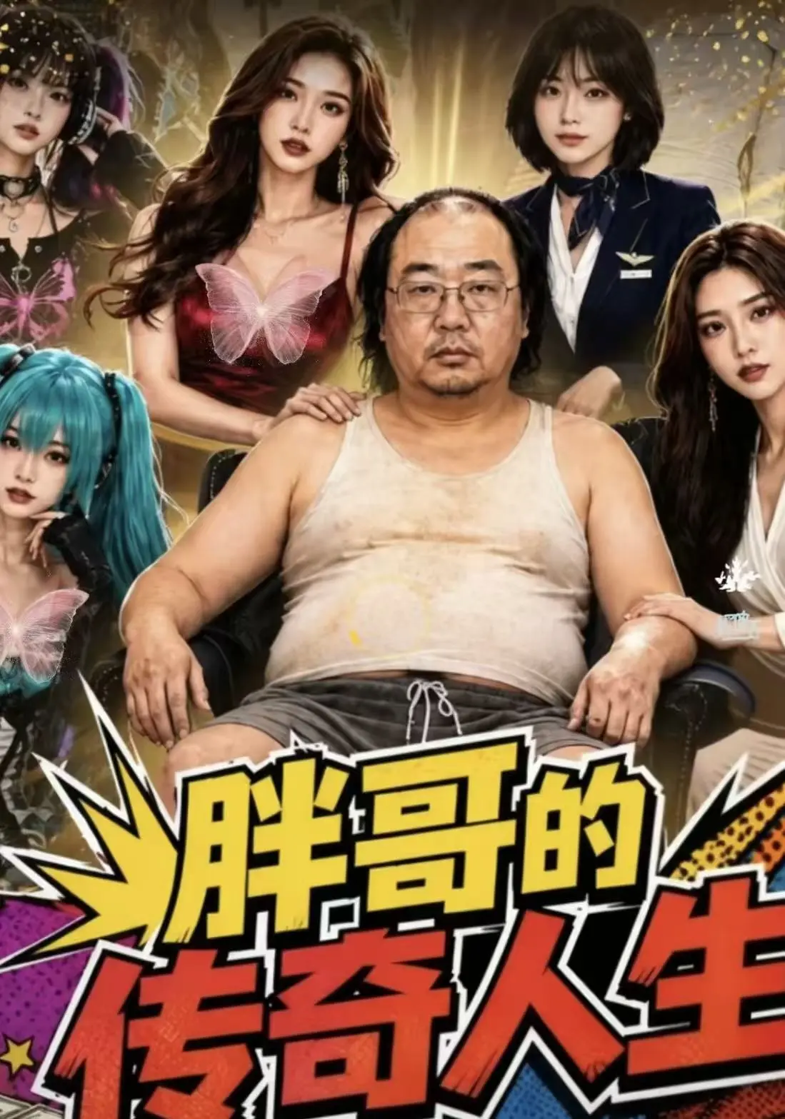 《胖哥的传奇人生》全集无广告在线观看-黄果魔改ai短剧胖哥的传奇人生免费下载-夸克迅雷百度云网盘直达-200斤胖子逆袭太解气
